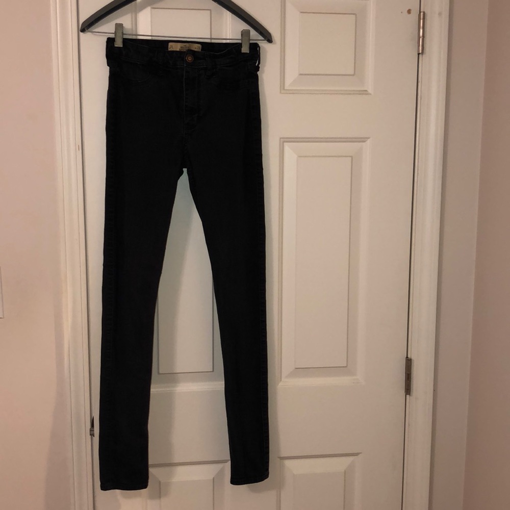 Black High rise jeans